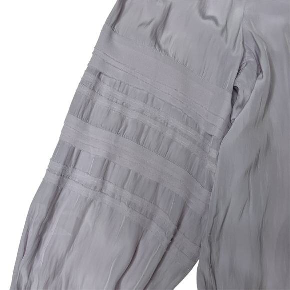 Ramy Brook Reggie Peasant Blouse in Pale Lavender Size XXL - Picture 5 of 13